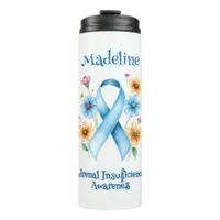 Addison's Disease Awareness | Blue Ribbon Thermal Tumbler