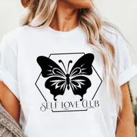 Boho Self Love Club Butterfly Empowerment Tri-Blend Shirt