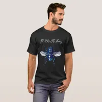 Blue Flying Insect - The Big Fly Theory T-Shirt