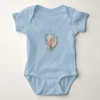 Conch Shell "Beach Life"  Baby Bodysuit