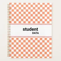Boho Checkerboard Binder | Trendy Back to School  Planner