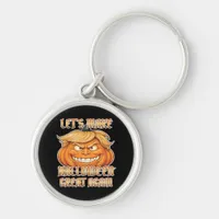 Trumpkin Let's Make Halloween Great Again Classic  Keychain
