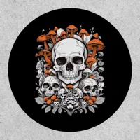 Whimsigoth Skulls & Mushrooms Vintage Botanical Ae Patch