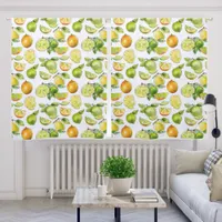 Orange, Lemon and Limes Vintage Blackout Curtains