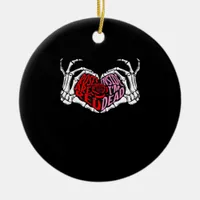 Are Read Inside Im Dead Sarcastic Valentines Dark  Ceramic Ornament