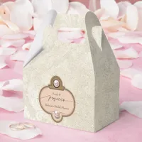 Pearls and Prosecco Bridal Shower Favor Boxes