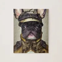Steampunk French Bulldog Jigsaw Puzzle
