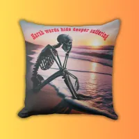 Harsh Words Hide Deeper Suffering | Throw Pillow