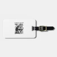 Goblin Mode Goblincore Vintage Aesthetic Funny Off Luggage Tag