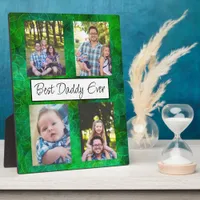 Personalized Best Daddy Ever Photo  Plaque