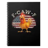F-Caw-F Chicken Classic Minimal Clean Notebook