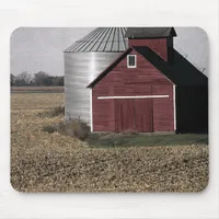 A Rural Farm Scene After Harvest Mouse Pad