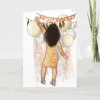 Sip Sip Horray Happy New Year Holiday Card