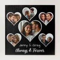 Romantic Six Photo Template  Jigsaw Puzzle