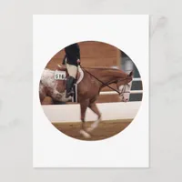 English Riding Postcard