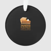 Funny  Tshirt Pumpkin Pie Thanksgiving Fall Ornament