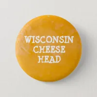 Wisconsin Cheese Head Button