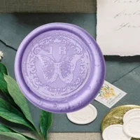 Retro Butterfly Wax Seal Sticker