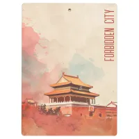 Travel to Forbidden City Clipboard