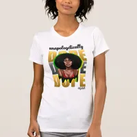 Sassy Black Diva with Modern Elegance T-Shirt