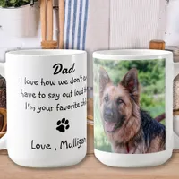 Cute Dog Dad- Funny Father's Day - Dog Photo Humor Coffee Mug