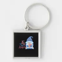 Gnome Tis The Season  Keychain