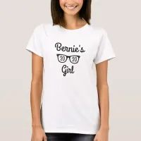 Bernie Sanders for President 2020 Bernie's Girl T-Shirt