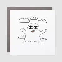 Cute Little Boo Creative Style Car Magnet