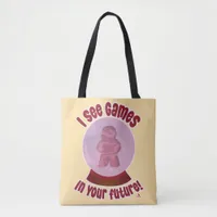 Games For Future Gamer Prediction Design Tote Bag
