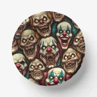 Horrifying Clowns Halloween Party  Paper Bowls