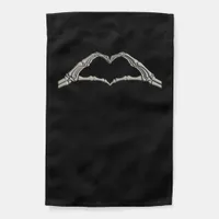 Bone Hands Heart Active Modern Aesthetic Garden Flag