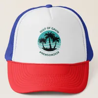 Gulf of Gavin | Funny Political Humor Trucker Hat