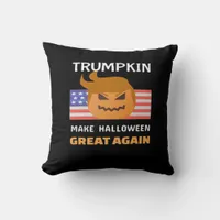 Halloween Trumpkin Classic Throw Pillow