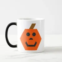 Double-Sided Trapezoid Tile Happy Jack-o-Lantern Magic Mug