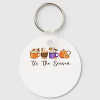 Tis The Season Pumpkin Spice Keychain