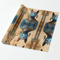 Bastet the ancient Egyptian God of Cats Wrapping Paper