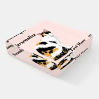 Calico Cat Personalized Paperweight