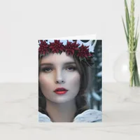 Winter Goddess Christmas Card