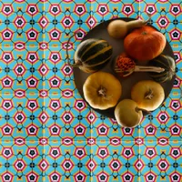 Modern Colorful Funky Geometric Pattern Ceramic Tile