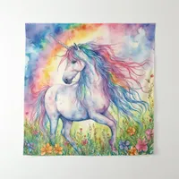 Unicorn Watercolor Tapestry