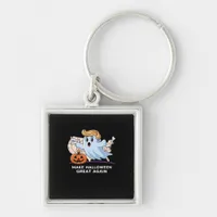 Funny Halloween Boo, Pumpkin Trumpkin, Make Hallow Keychain