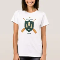 Customizable Camp Bachelorette Bride Tribe T-Shirt