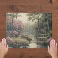 Tranquil Lake Puzzle, 11" x 14", 252 pieces Jigsaw Puzzle