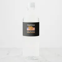 Halloween Trumpkin Classic Water Bottle Label