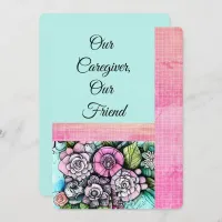 Cottage Delight Caregiver THANK YOU CARD