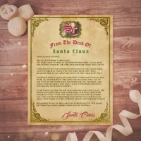 Letter From Santa Custom Kids Christmas Message