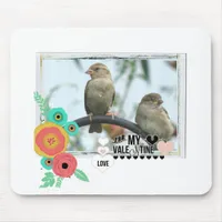 Sparrow Valentine Mouse Pad