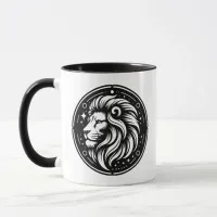 Horoscope Sign Leo Symbol and Traits Mug