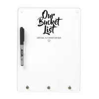 Our Bucket List Couple Keepsake Dry Erase Board