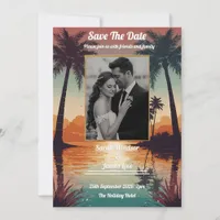 Eternal Sunset Personal Photo Wedding Invitation